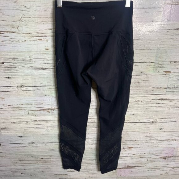 Lululemon black fast & free high rise leggings size 4 - Picture 7 of 9